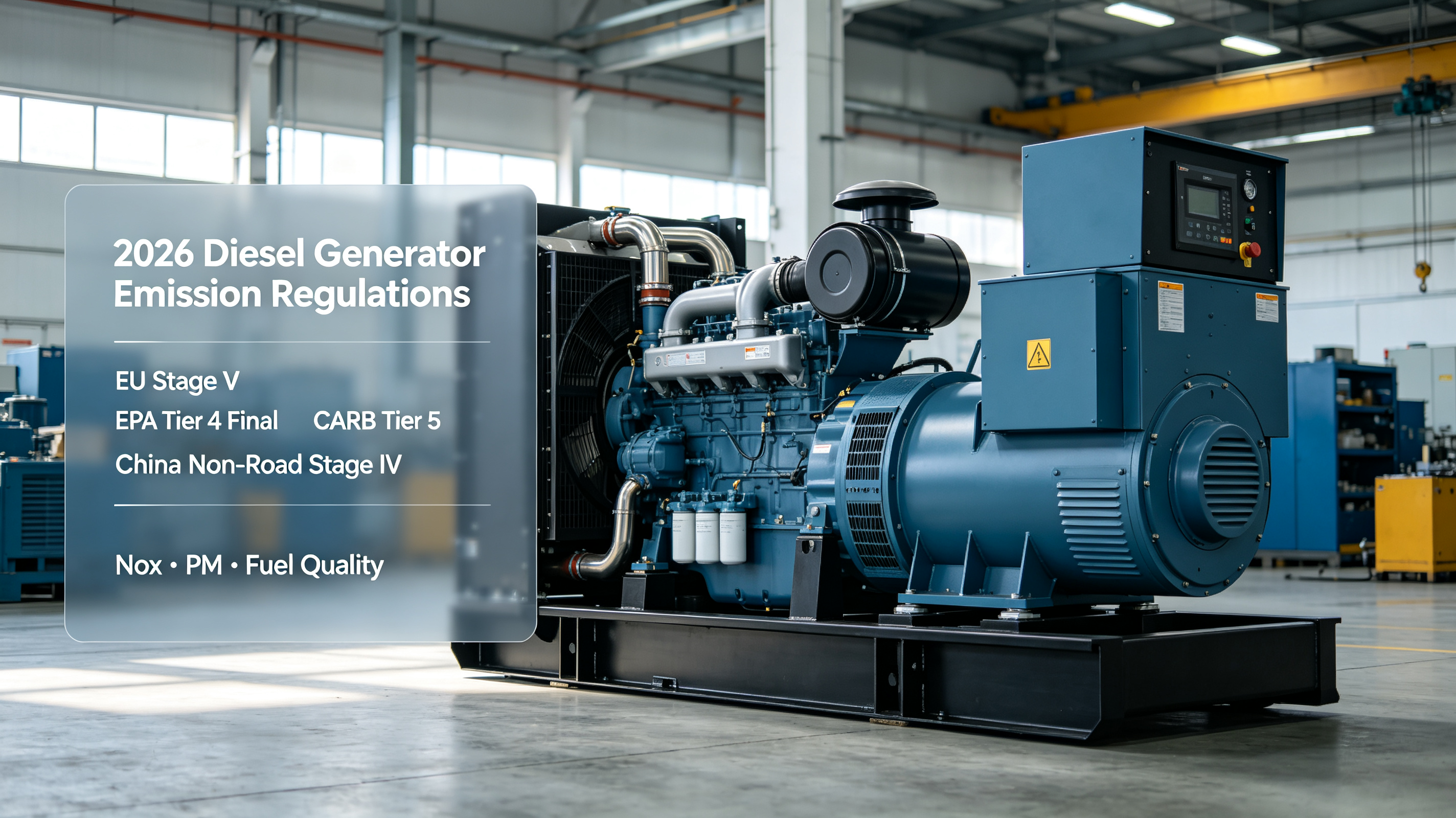 Aturan Emisi Genset Diesel Tahun 2026, Dipetakan