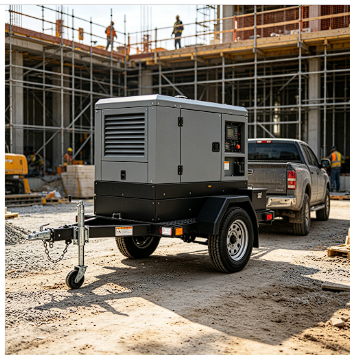 Light Trailer-Mounted Diesel Generator Sets